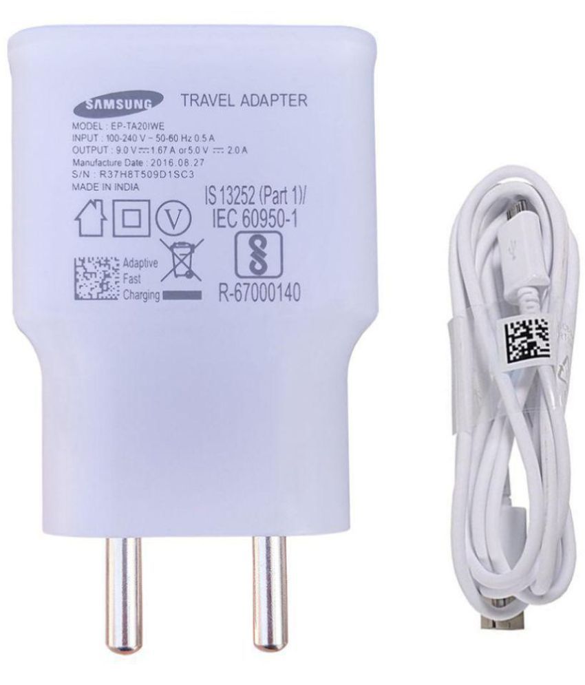     			Samsung 1.5A Travel Charger with usb cable for Samsung j5 j7 J7 prime J7 Max note 2 note 3 note 4 e5 e7 on7 on5 on nxt a5 a7 galaxy s6 j1 ace j2 j3 j2 pro