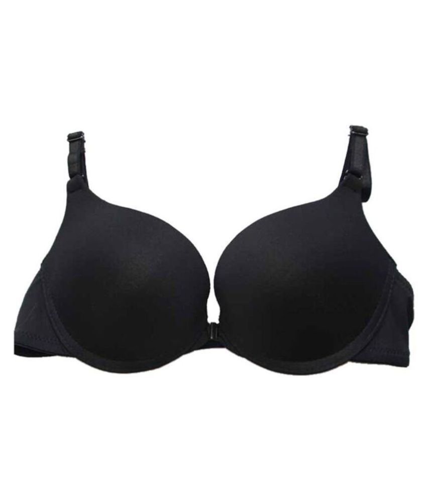 Buy ALEXA INDIA Cotton Push Up Bra - Black Online at Best Prices in ...