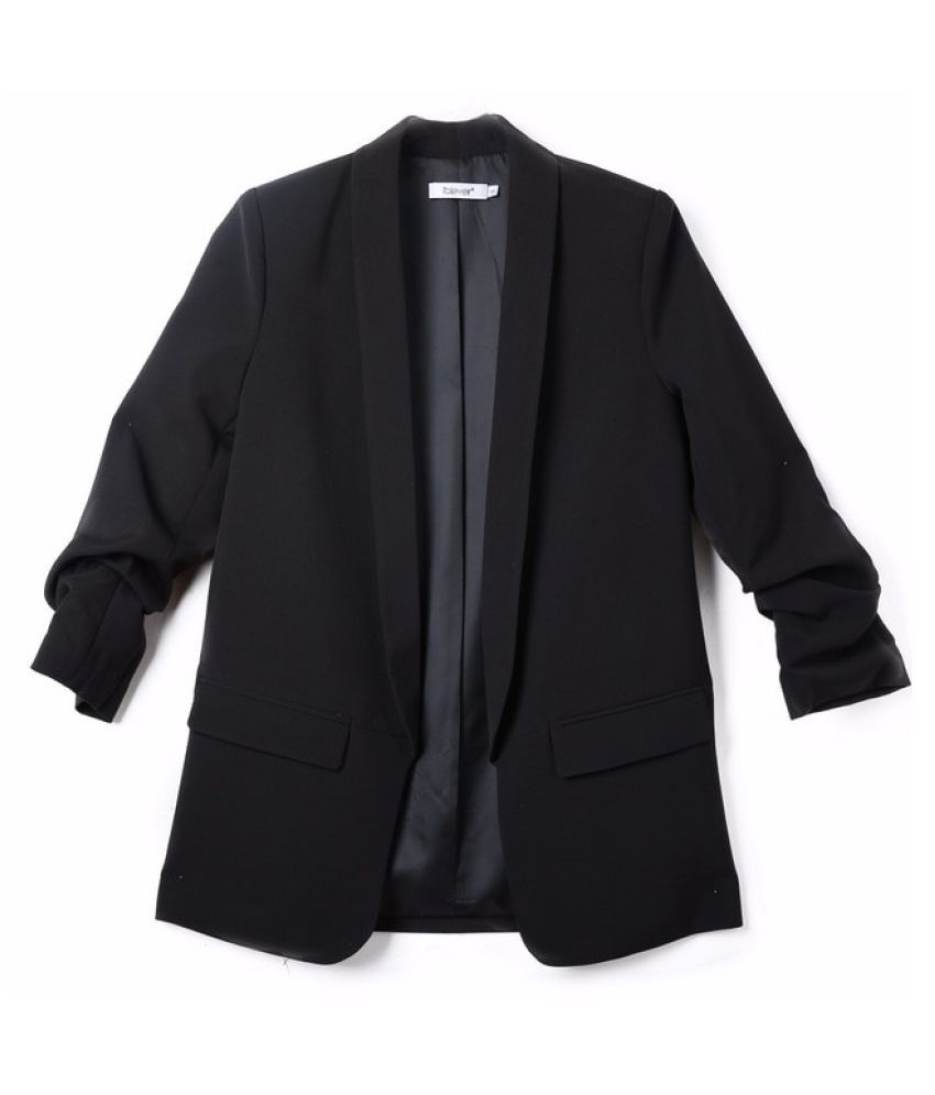 Buy 1Pc Women Three Quarter Sleeve Formal Blazer Plus Size at Best Prices in India - Snapdeal