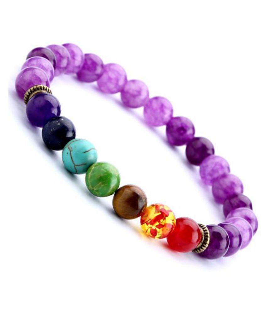 Amethyst Beads bracelet: Buy Amethyst Beads bracelet Online in India on