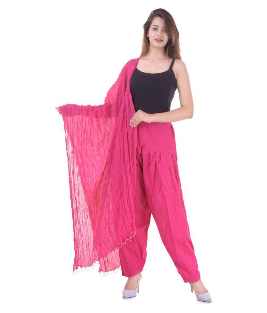 Real Bottom Cotton Single Patiala With Dupatta Price in India Buy
