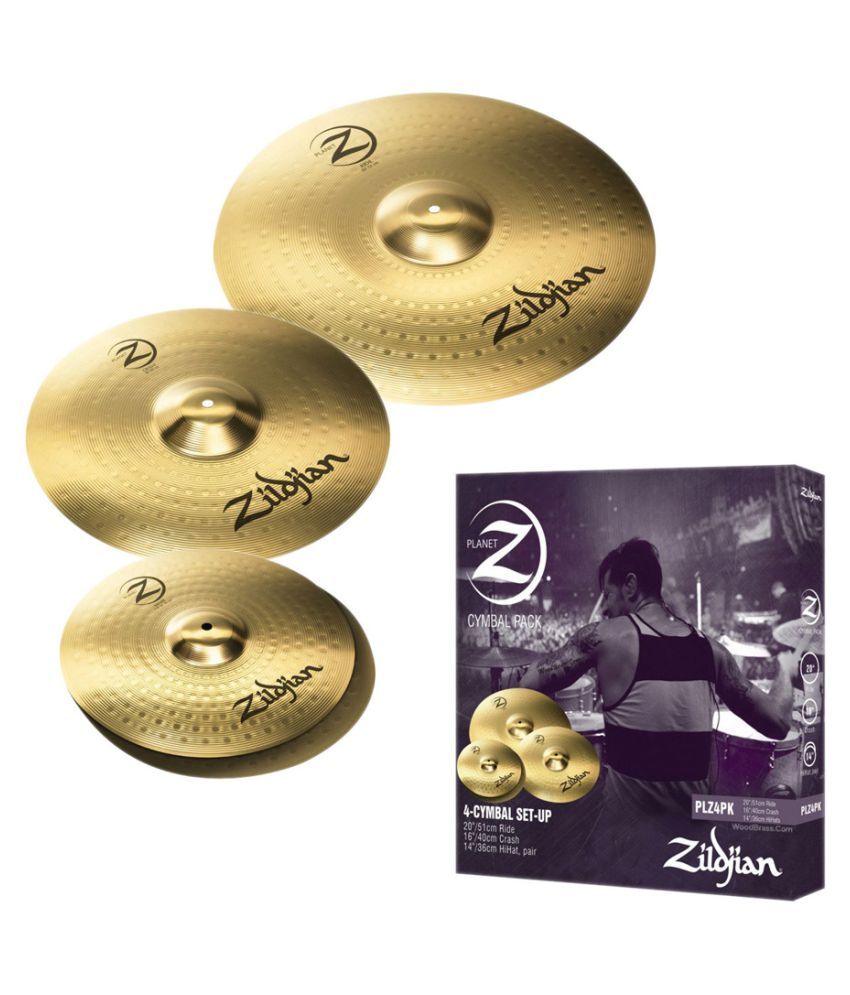 Zildjian PLZ 4PK , Z, 4 Pack (14" + 16") + 20" ) Drum Cymbals