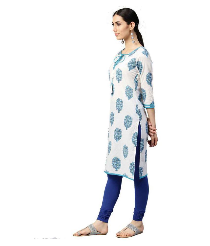 white top kurti