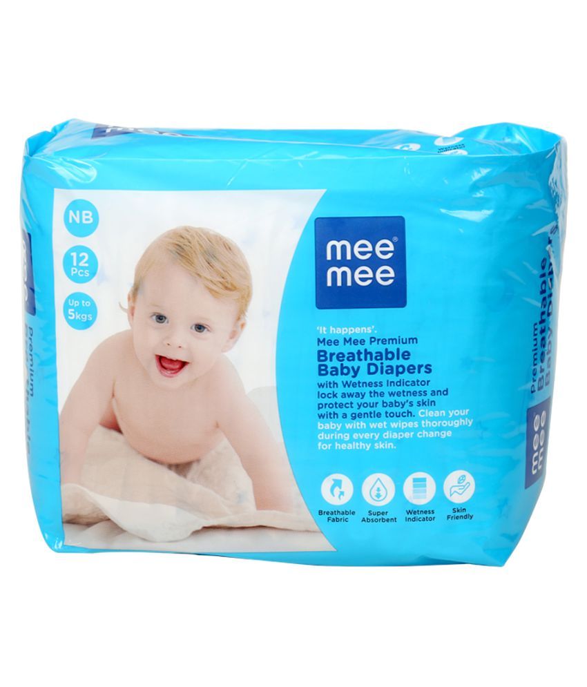 Mee Mee New Born/XS All In One Diapers ( Pack of 1 ) Buy Mee Mee