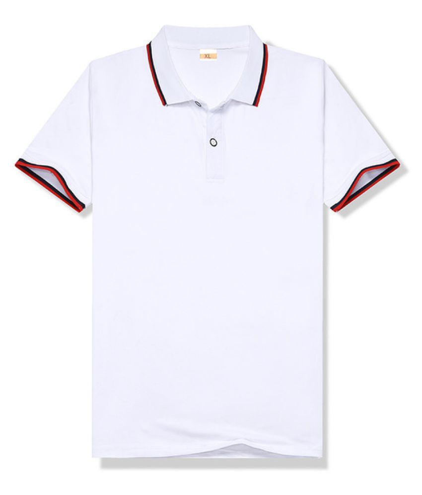 Buy WowObjects Polyester White Polos Online at Best Prices in India ...