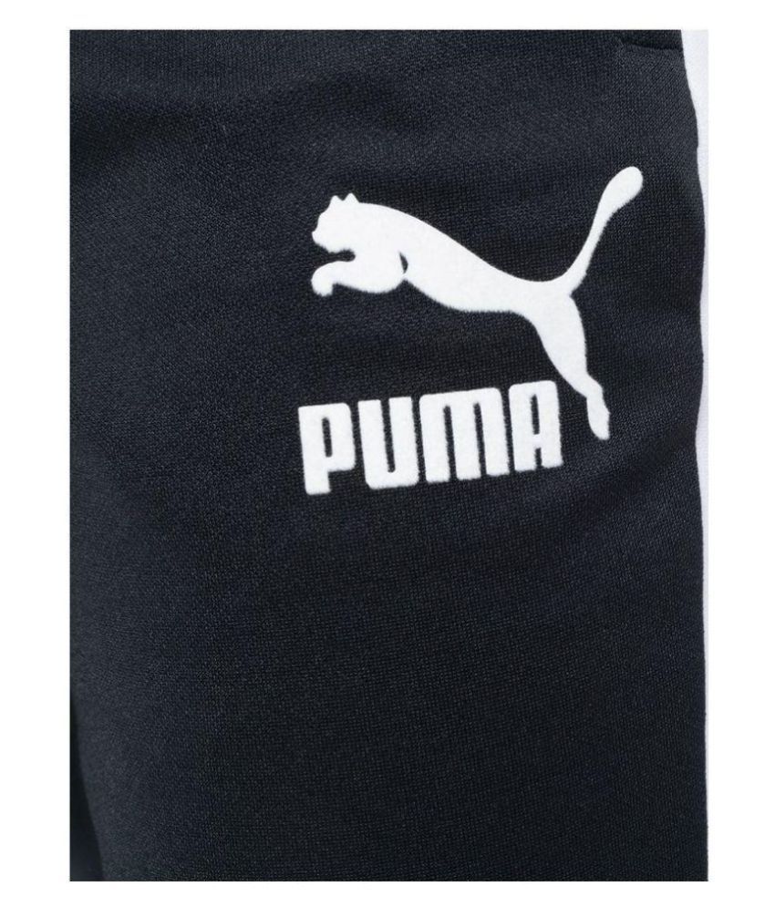 puma solid men's track pants