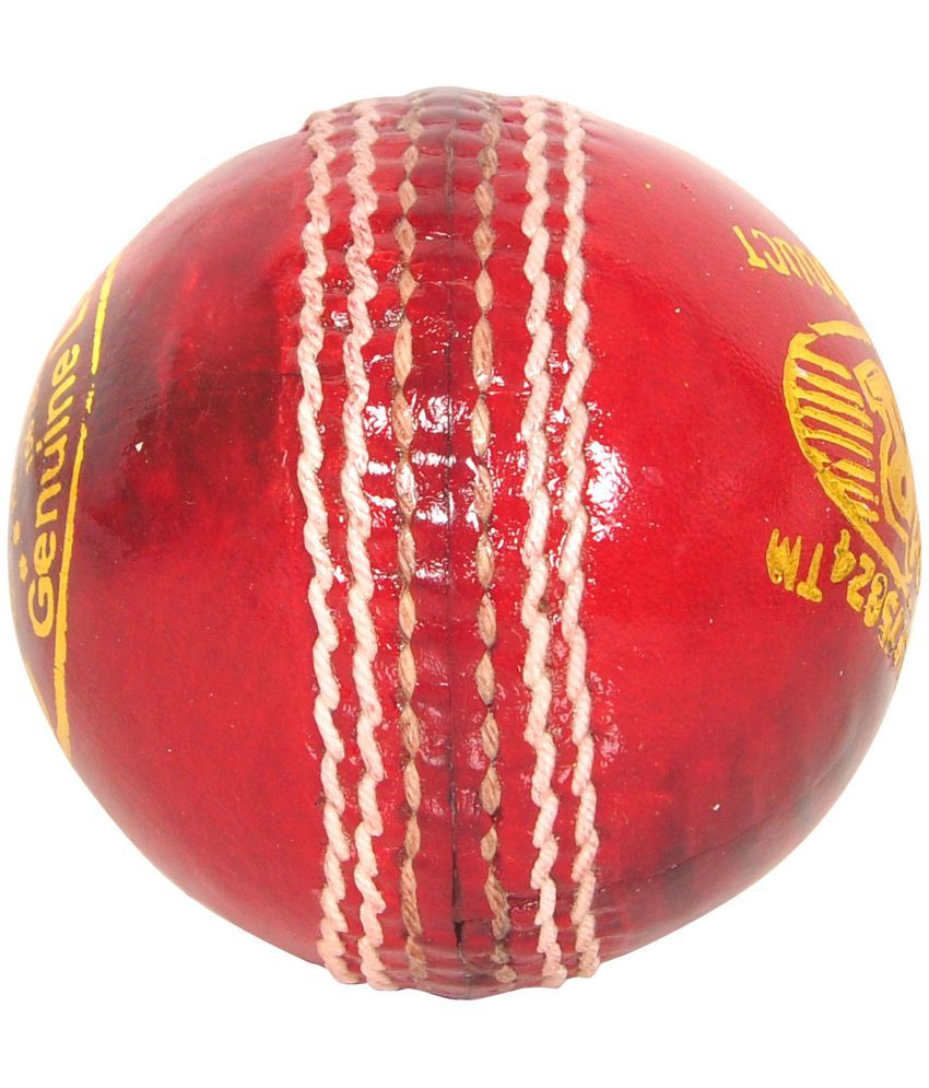 SVR Cricket Leather Balls in Red for Adults Pack of 6, 5.5 onz
