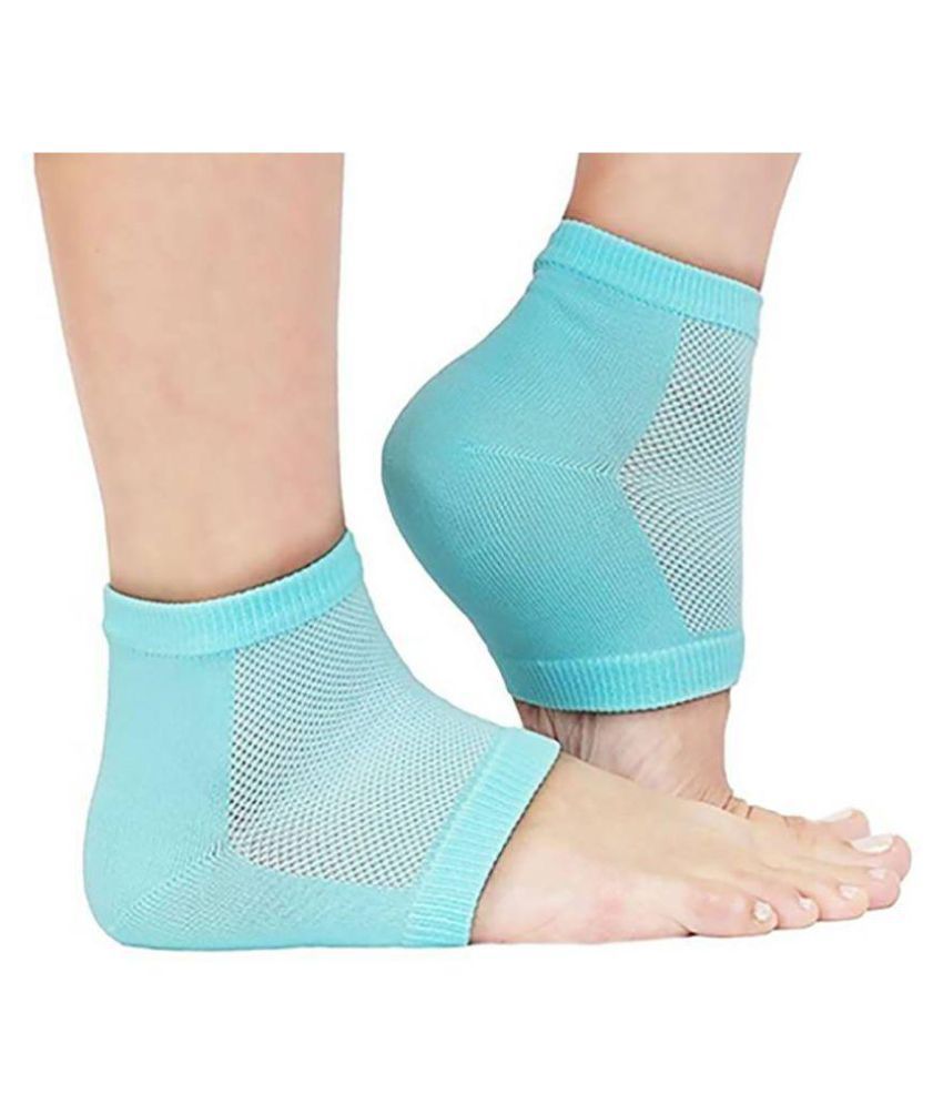     			Kozycare Silicone Gel Heel Pad Socks Foot Support Regular