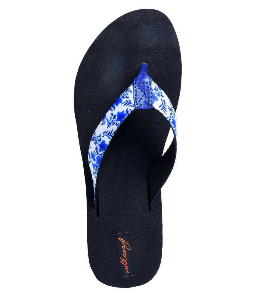 Walkaway Blue Slippers  Price in India Buy Walkaway Blue  