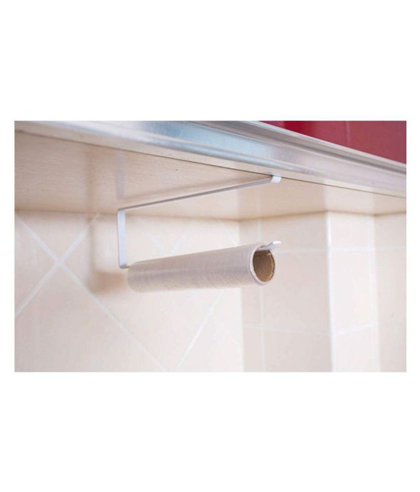 Rosette Paper Towel Hanger Underneath Cabinet Rack Holder Over The