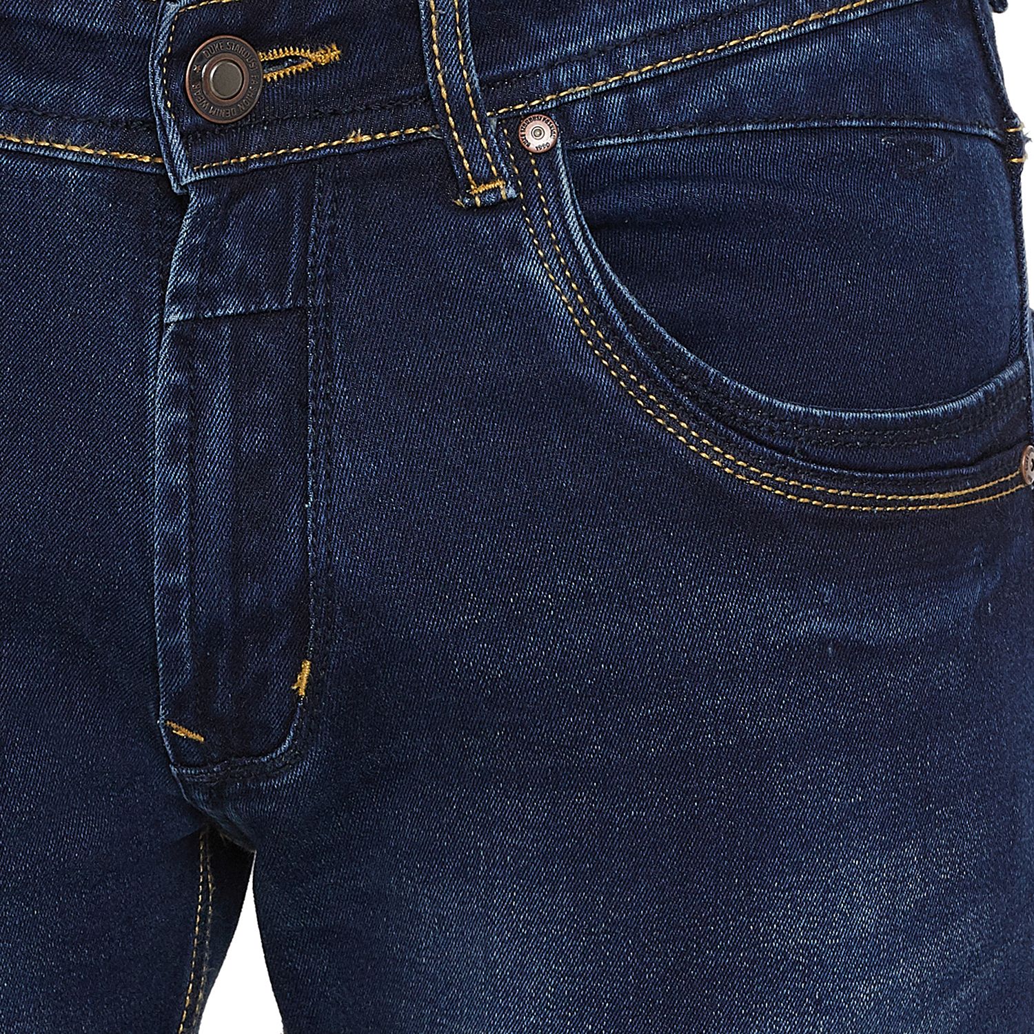 men's dark blue jeans regular fit