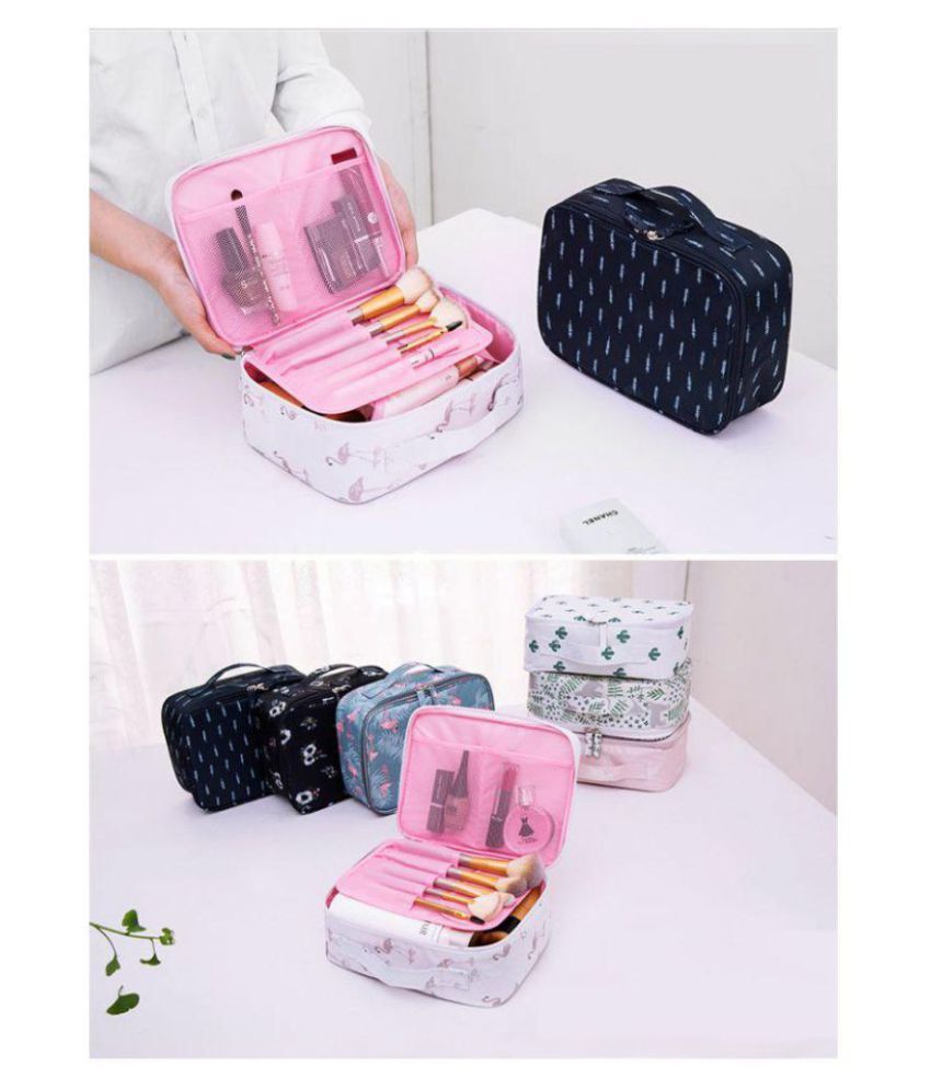 swadec Yellow Portable Make up Cosmetic Bag Travel Kit Organizer Buy swadec Yellow Portable