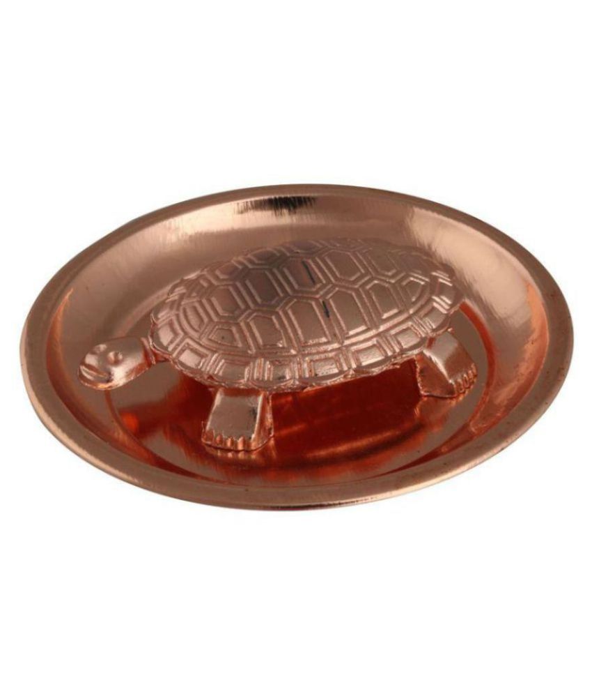     			Lord Shiva Copper Fengshui Tortoise/Turtle (For Good Luck) With Copper Plate