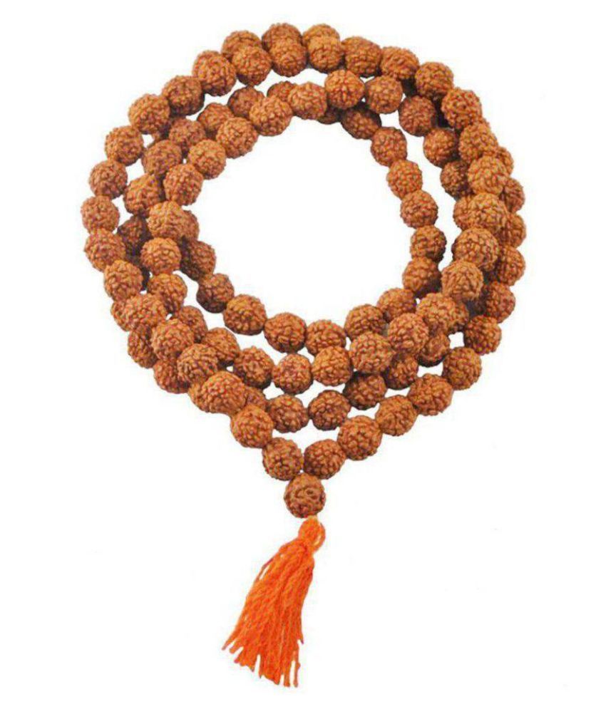     			Lord Shiva 5 Mukhi Nepal Rudraksha Mala with 5mm 108 Beads - Original With Lab Certification