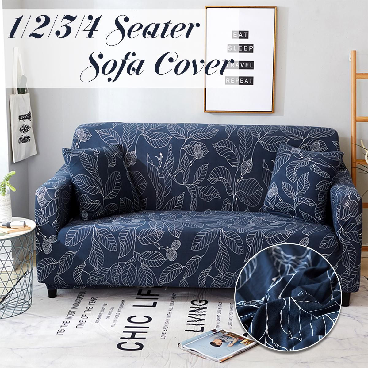 1 2 3 4 Seater Sofa Slipcover Stretch Protector Soft Couch