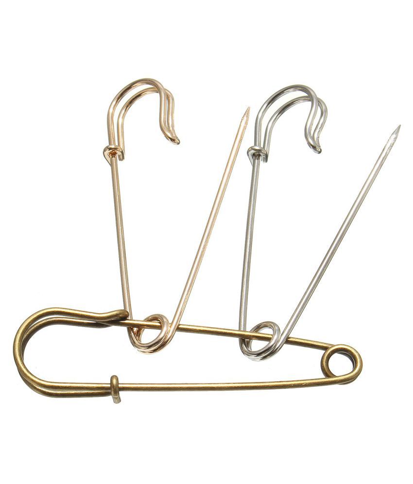 4pcs 2/3Inch Large Durable Strong Metal Kilt Scarf Brooch Safety Pins ...