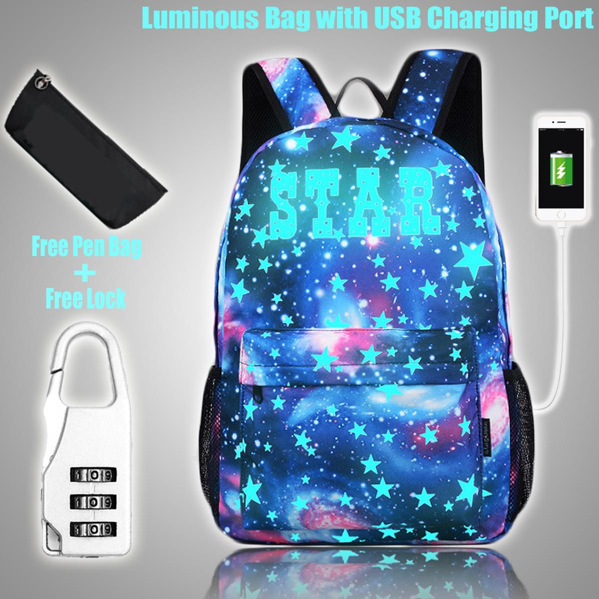 galaxy backpack with charger