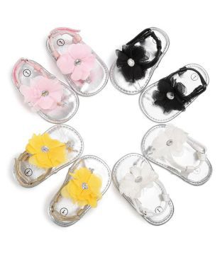Summer Infant Baby Girl Flip-flop Sandals Soft Shoes Anti-slip Prewalker 0-12M