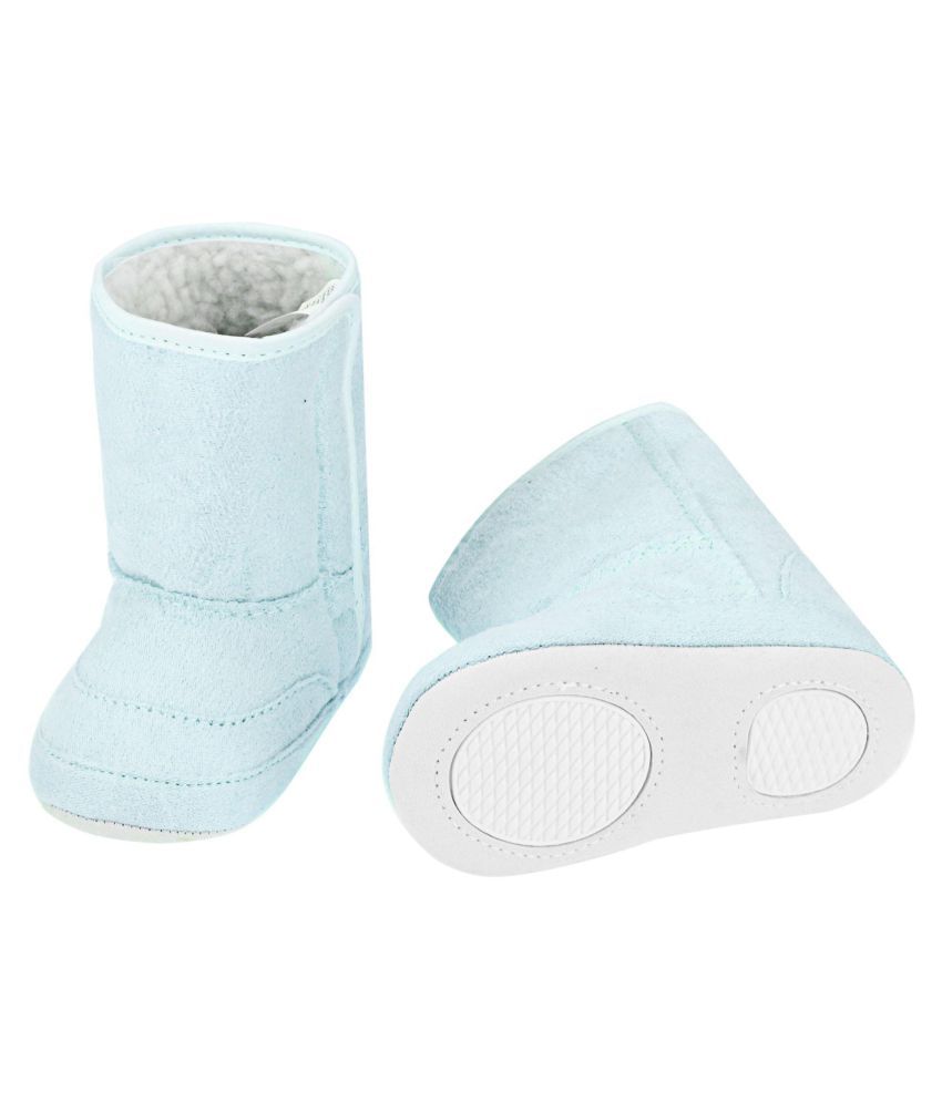 Fashion Cute Newborn Unisex Baby Fleece Bootie Casual Solid AntiSkid