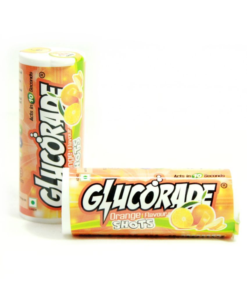 Glucorade Shots Orange Hard Candies 18 gm Pack of 20 Buy Glucorade