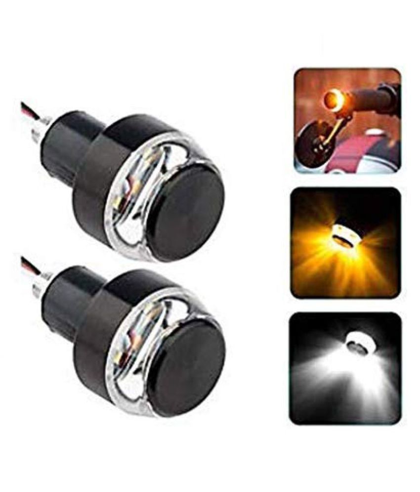 Motorcycle/ Two Wheeler Handlebar Dual Color Turn Signal LED Indicator