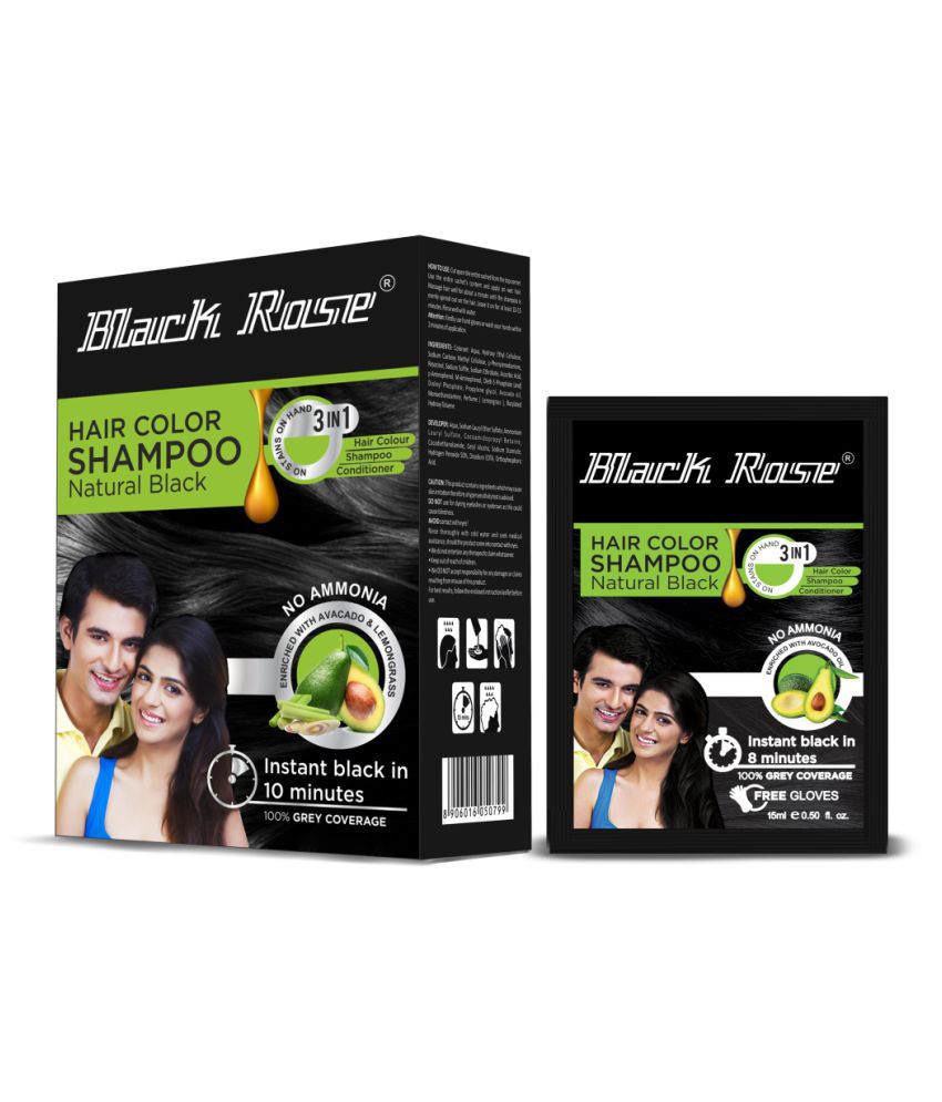 Black Rose Semi Permanent Hair Color Black 15 mL: Buy Black Rose Semi  Permanent Hair Color Black 15 mL at Best Prices in India - Snapdeal