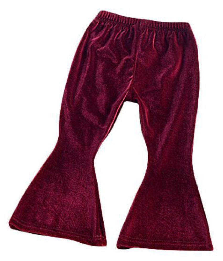 kids velvet pants