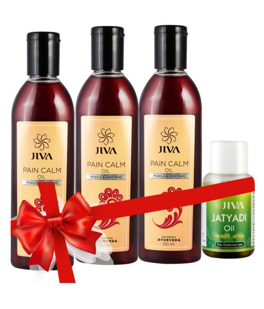     			Jiva Ayurveda PainCalmOil Pack3 & JatyadiOil Essential Oil 20 ml