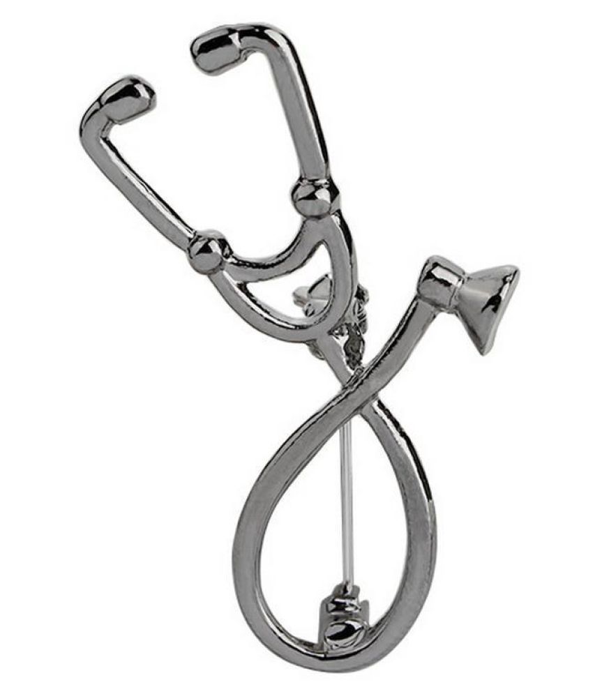 Creative Fashion Mini Doctor Stethoscope Alloy Brooch Buy Creative
