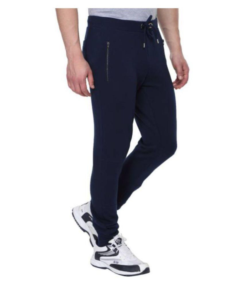 navy fleece joggers