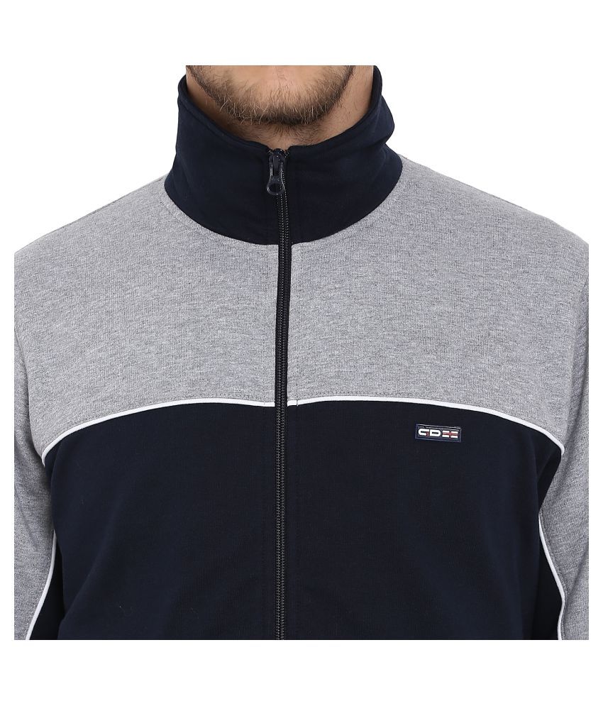 navy fleece tracksuit