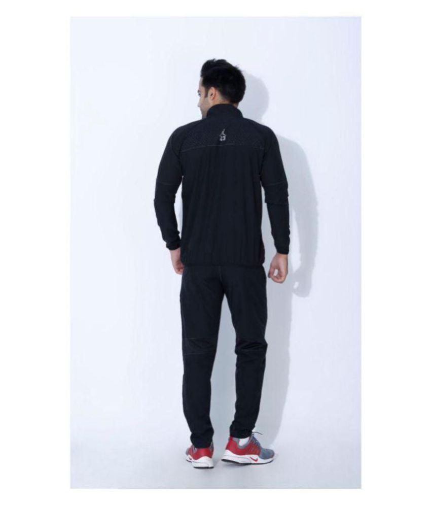 nike air jordan black polyester lycra tracksuits