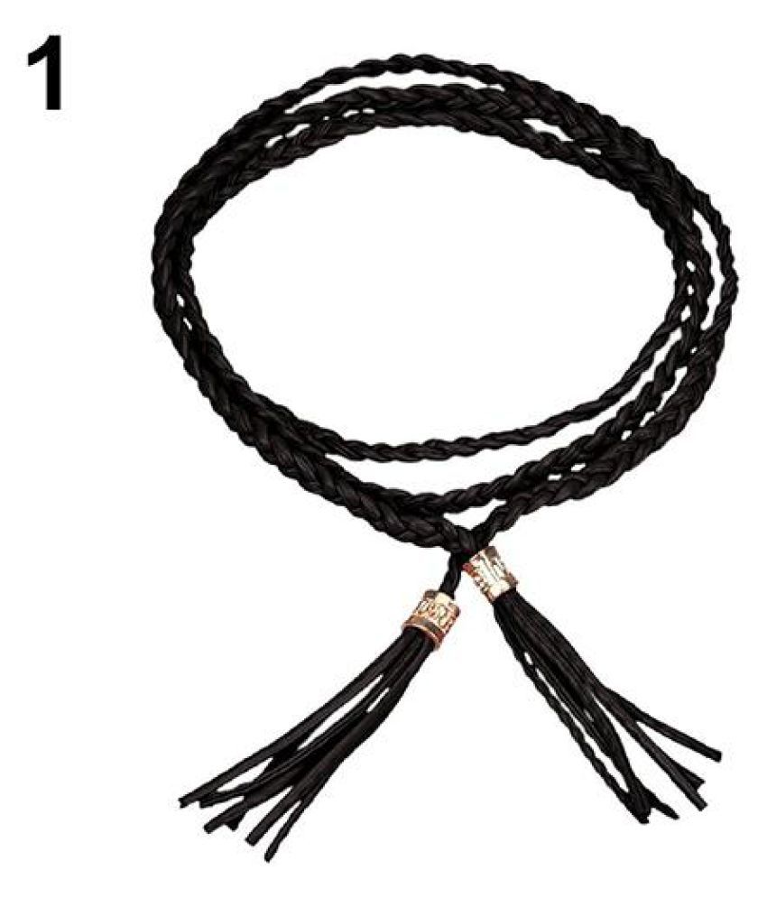 braided tassel belt