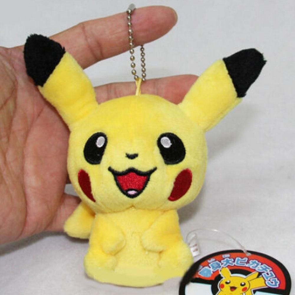 pikachu soft toy keychain