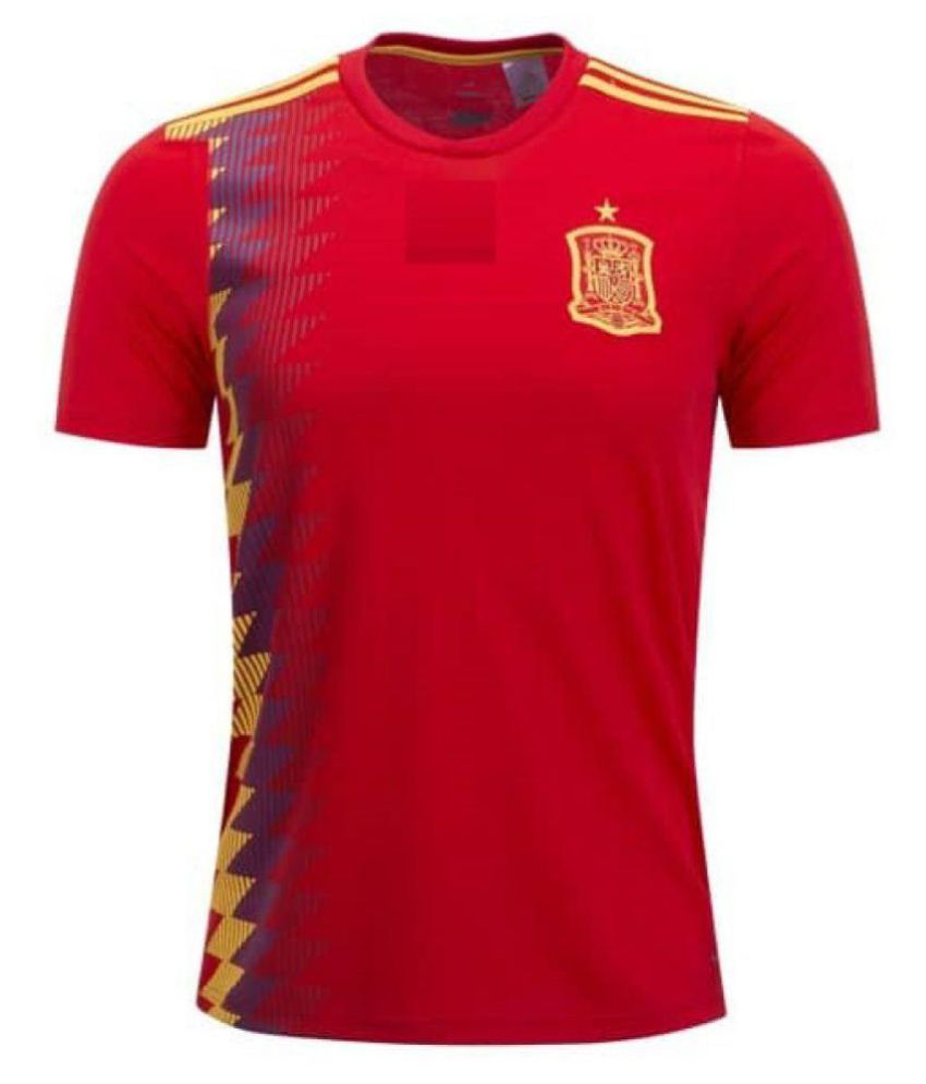 SPAIN WORLD CUP JERSEY WITH SHORTS 17/18 Buy Online at Best Price on