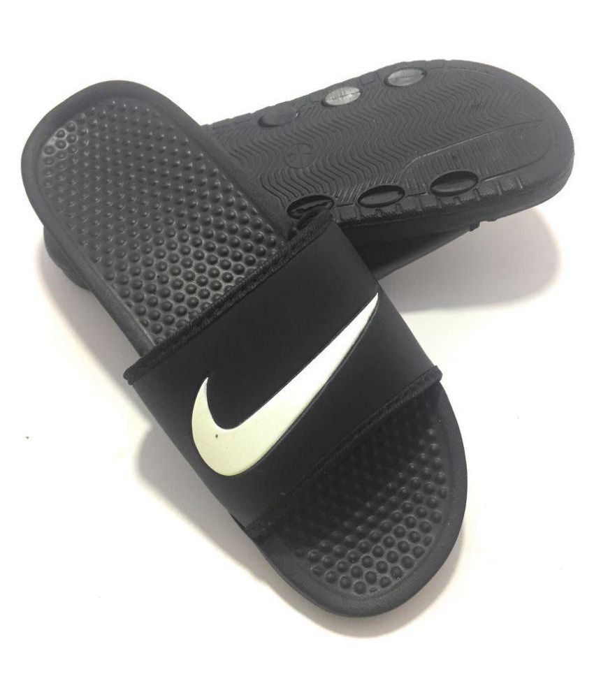 Nike Black Slide Flip flop - Buy Nike Black Slide Flip flop Online at ...