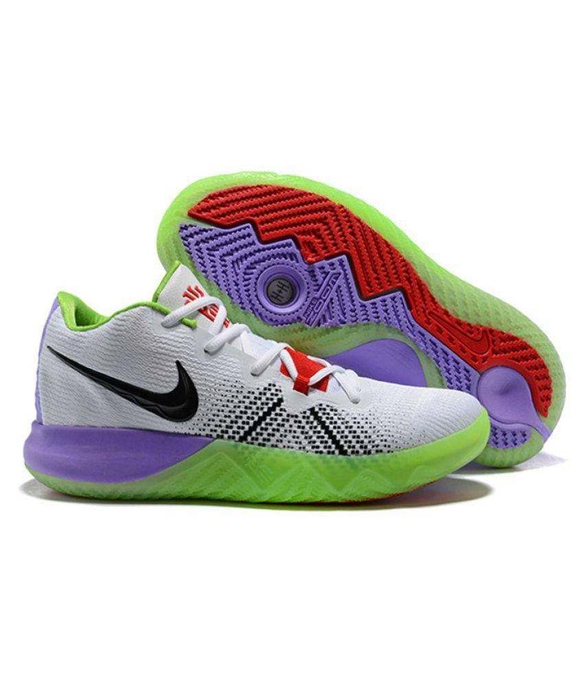 kyrie 5 purple and green