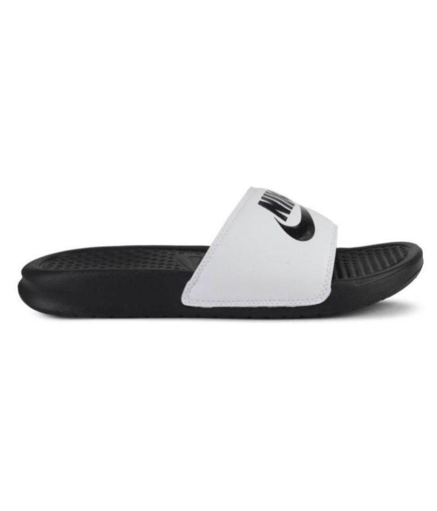 Nike White Slide Flip flop Price in India- Buy Nike White Slide Flip ...