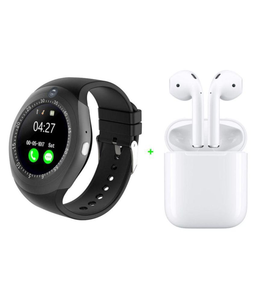 mobile watch with headphone