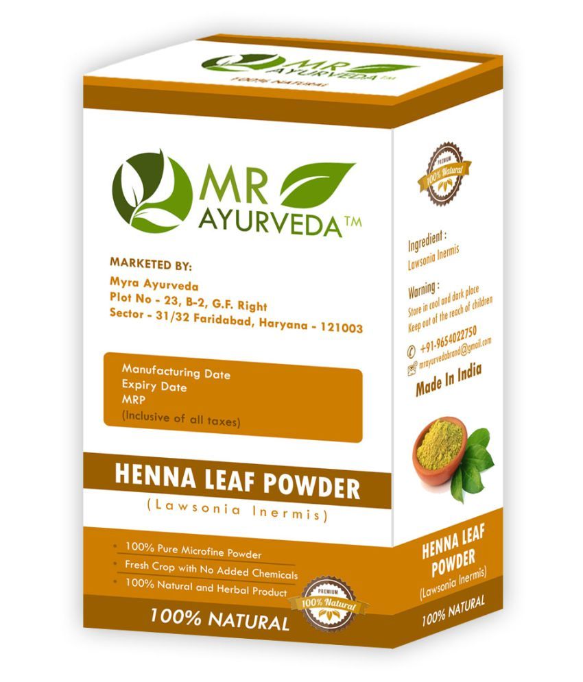 MR Ayurveda 100 Herbal Henna Powder For Hair Organic Henna 100 g Buy MR Ayurveda 100 Herbal
