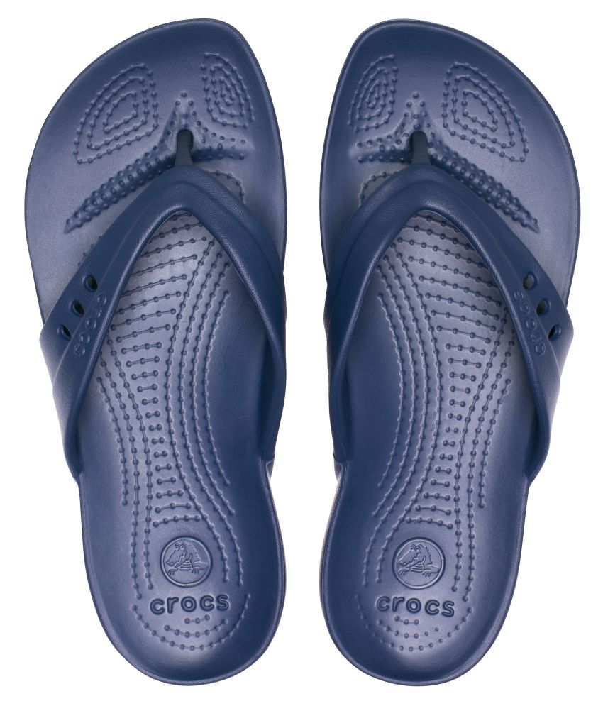 Crocs Navy Slippers Price in India- Buy Crocs Navy Slippers Online at ...