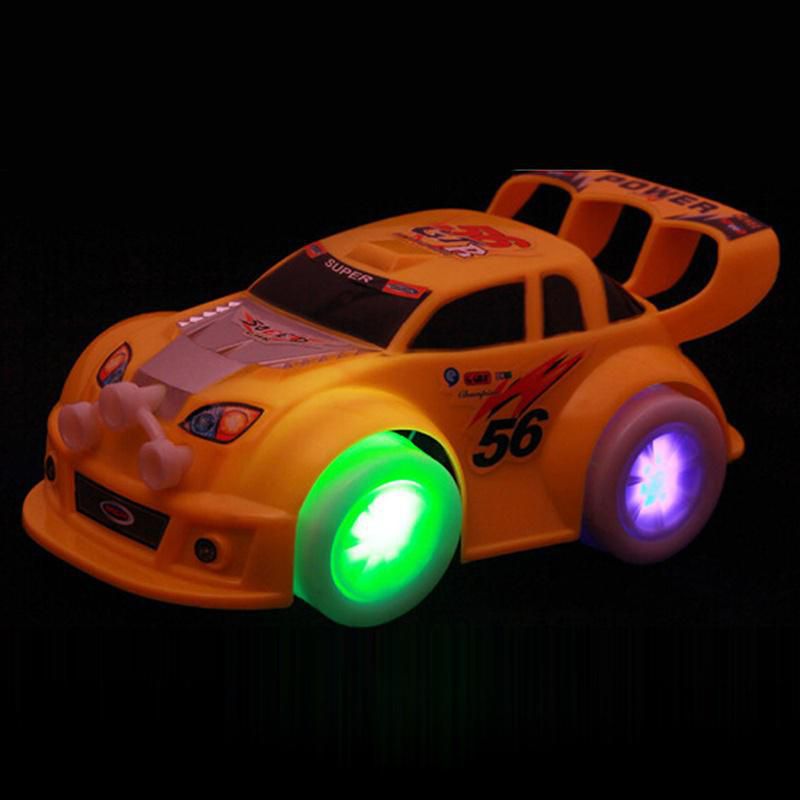 Funny Flashing Music Racing Car Electric Automatic Toy Boy Kid Birthday Gift J&S 