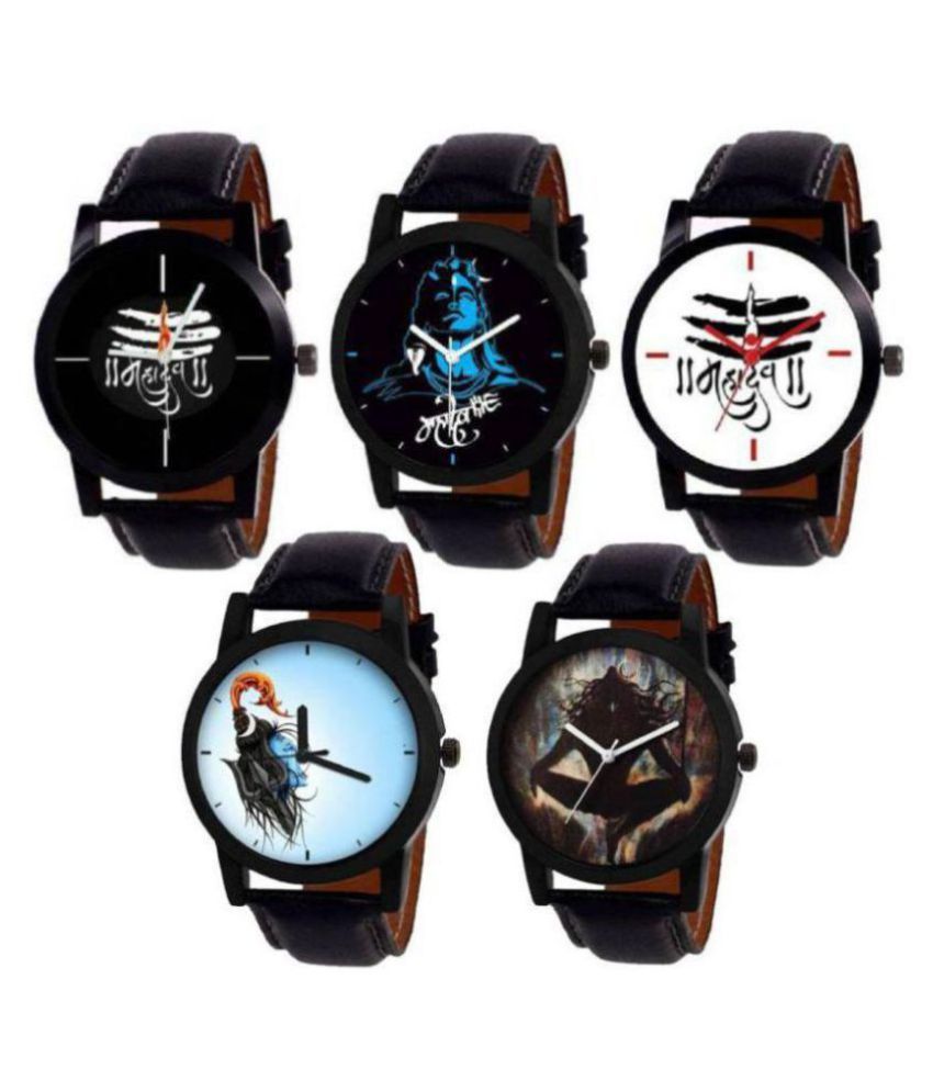 new black mahadev photo shiv ganga mahakal white dial combo of 5 price in india buy new black mahadev photo shiv ganga mahakal white dial combo of 5 online at snapdeal snapdeal