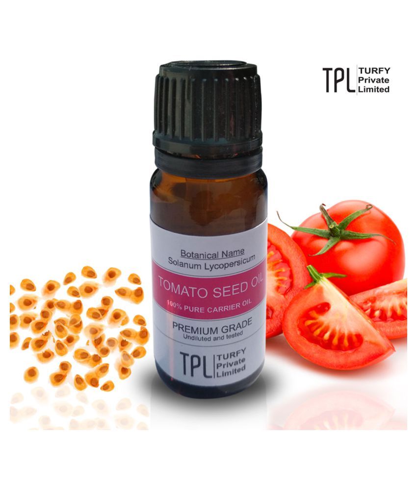 Turfy Tomato Seed Oil Pure and Natural Body Oil ( 10 ML Glass bottle ml