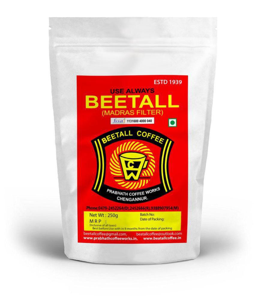 Beetall Coffee Coarse Ground Coffee 1000 gm Pack of 4 Buy