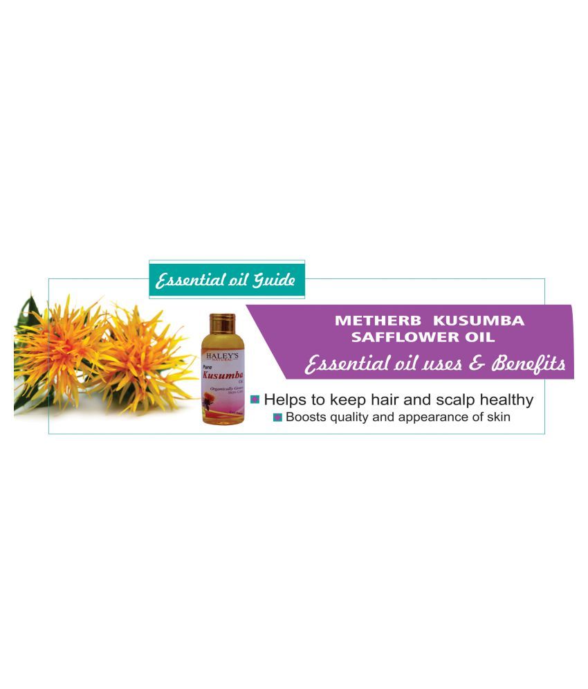 Haley's Natural Kusumba Safflower Essential Oil 100 ml Buy Haley's