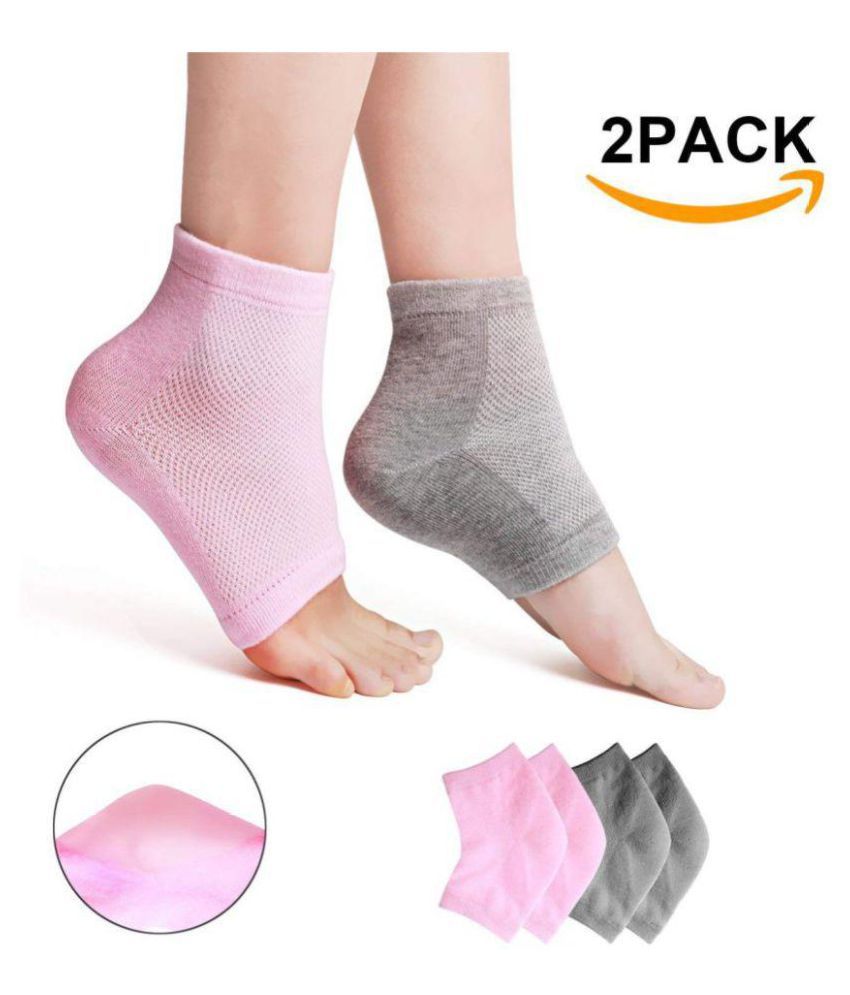 Moisturizing Socks Lotion Soft Gel for Dry Cracked Heels 2 Pack, Spa ...