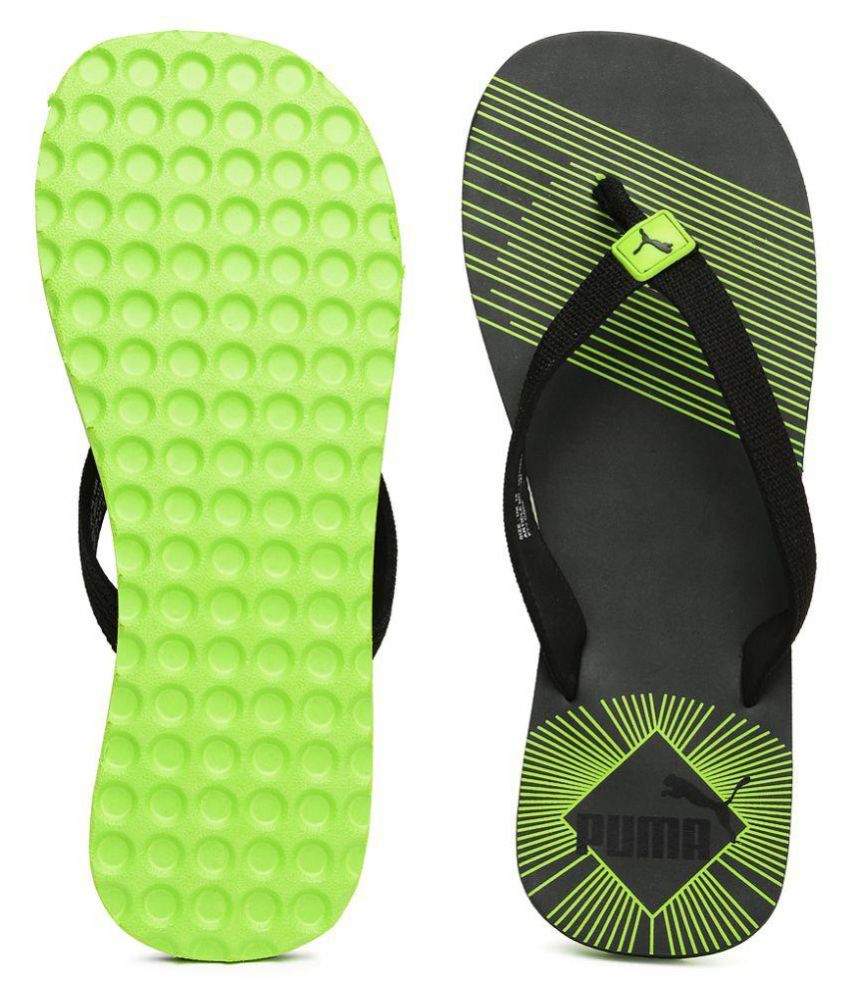 puma slip ons orange kids
