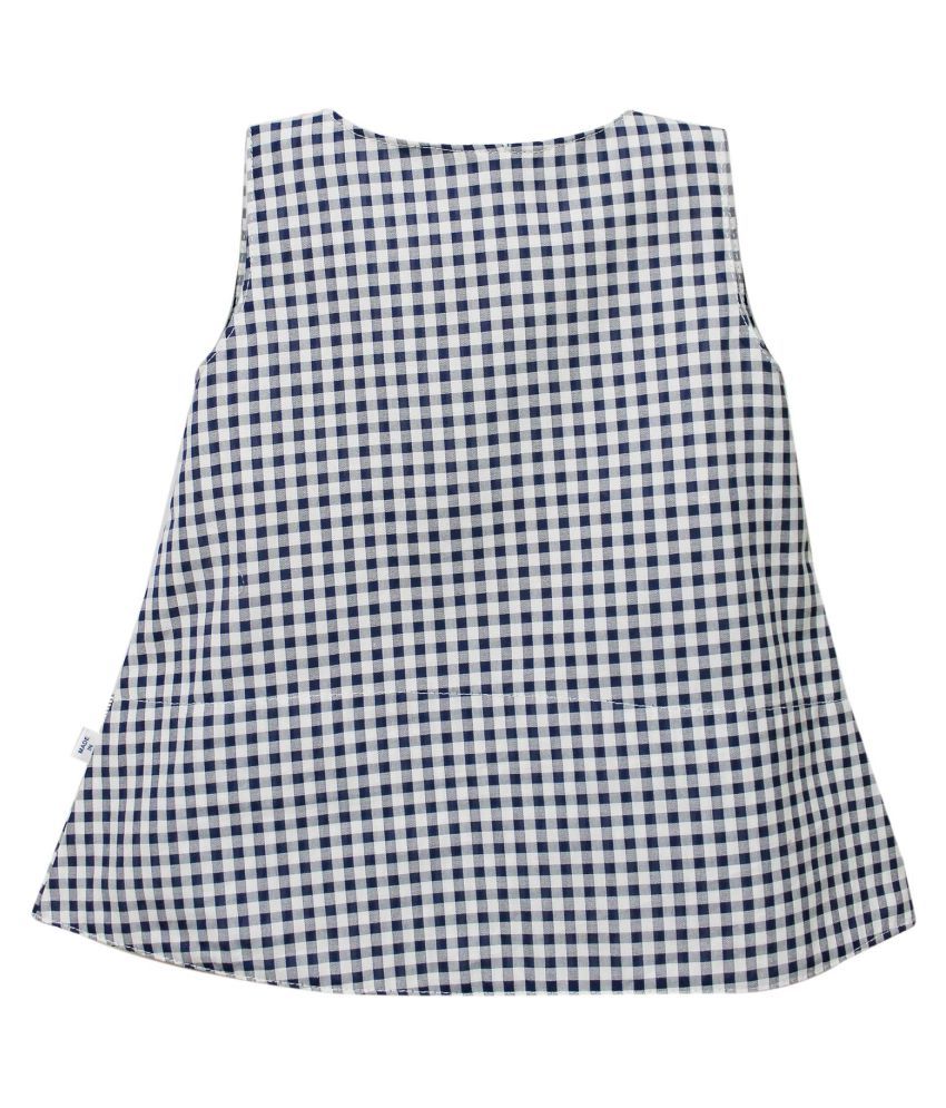 short frock check design