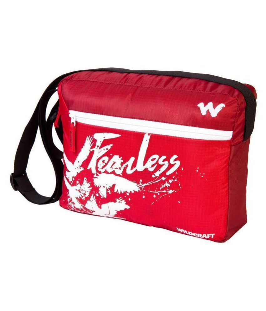 wildcraft red bag